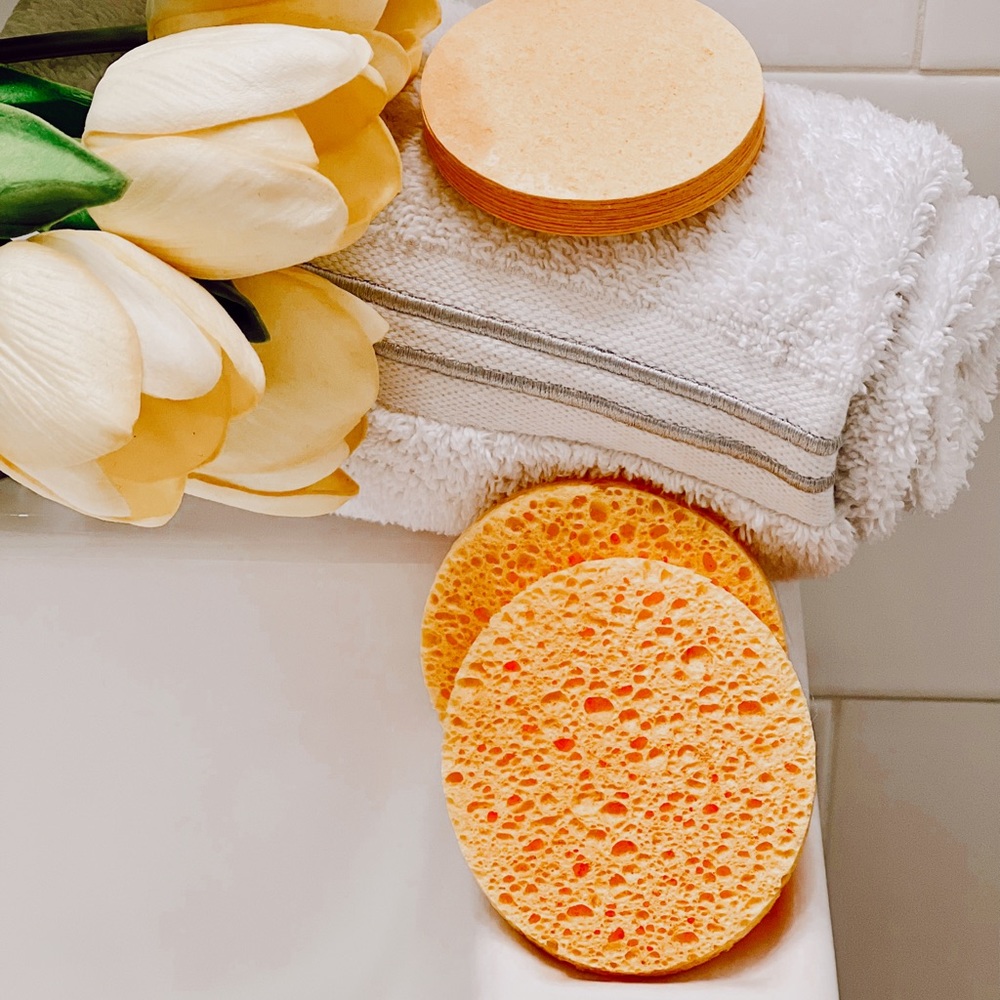 Facial Sponge 50-Count Cellulose Compressed Facial Sponges, iKnock Wasp